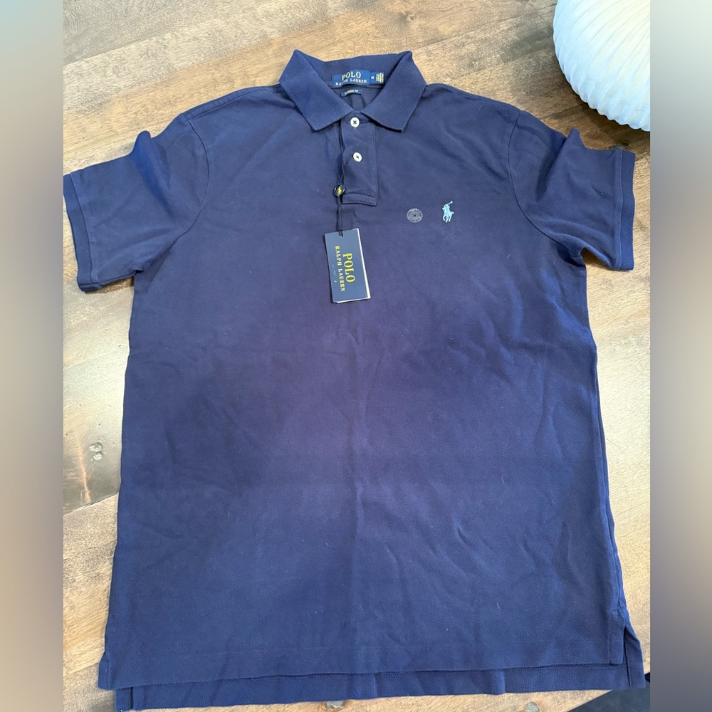 Polo by Ralph Lauren Men's Navy Blue Shirt